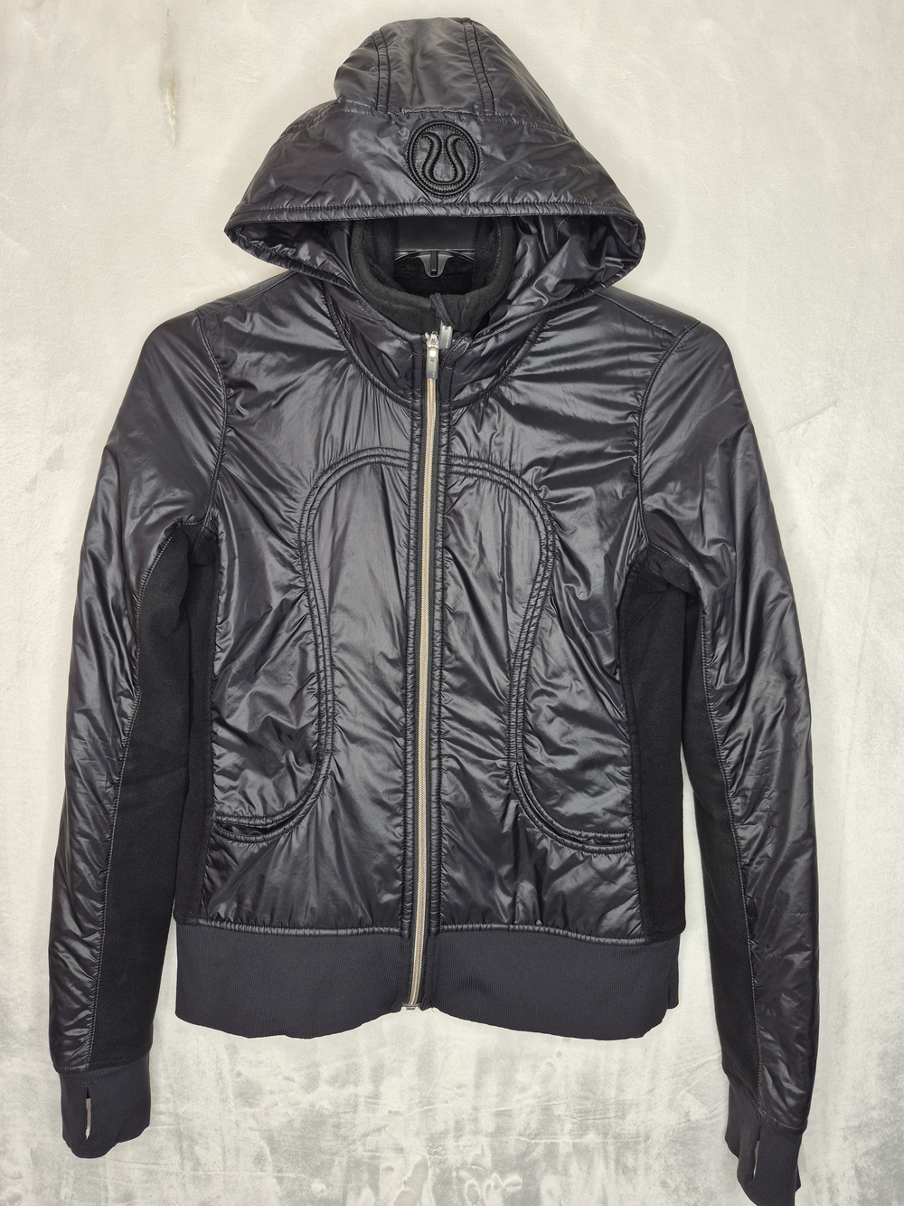 lululemon Uba Hoodie Special Edition Lux Jacket Removable Fleece Liner Black